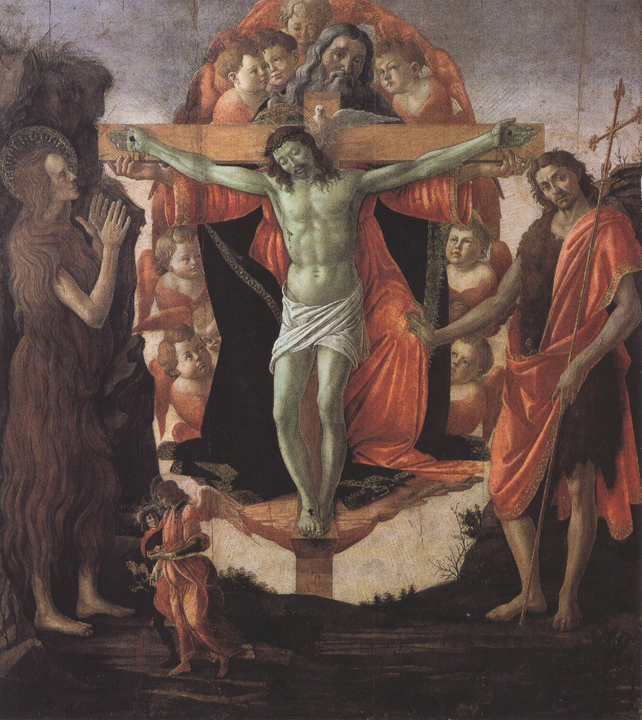 Trinity with Mary Magdalene,St John the Baptist,Tobias and the Angel (mk36)